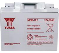 Yuasa NP38-12 NP38-12 Batterie au plomb 12 V 38 Ah plomb (AGM) (l x H x P) 197 x 170 x 165 mm raccord à vis M5 sans entretien, certification VdS