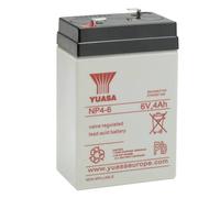 Yuasa NP4-6 Batterie au plomb 6 V 4 Ah plomb (AGM) (l x H x P) 70 x 105.50 x 47 mm auto-décharge réduite