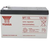 Batterie au plomb 12 V 7 Ah Yuasa NP7-12 L plomb (AGM) (l x h x p) 151 x 98 x 65 mm connecteur plat 6,35 mm