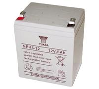 Yuasa NPH5-12 Batterie au Plomb pour Courant Fort cosse Faston 230-6,5 mm 12 V/5 Ah