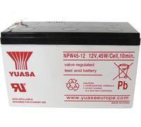 Yuasa NPW45-12 NP45W/12 Batterie au plomb 12 V 8.5 Ah plomb (AGM) (l x H x P) 151 x 97.5 x 65 mm cosses plates 6,35 mm auto-décharge réduite, sans entretien,