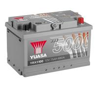 YUASA Silver High Performance Batterie Auto 12V 75Ah 680A