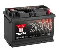 Yuasa Battery Batterie de voiture SMF 12 V 75 Ah 650 A
