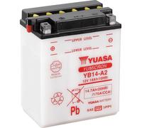 Yuasa YB14-A2 Batterie de moto 12 V 14 Ah Type de pôle: Borne à vis type 8