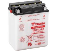 Yuasa YB14L-A2 Batterie de moto 12 V 14 Ah Type de pôle: Borne à vis type 8