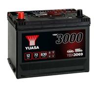 YUASA YBX3069 YBX3000 Batterie de Démarrage SMF 12V 72Ah 630A EN pour OPEL