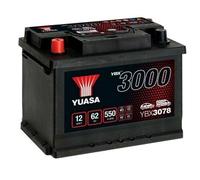 YUASA YBX3078 YBX3000 Batterie de Démarrage SMF 12V 62Ah 550A EN pour VW