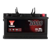 YUASA Batterie 80, Ah 760, A/EN YBX3110 L 317mm B 175mm H 175mm