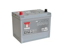 Yuasa YBX5069 Batterie haute performance sans entretien 12 V 75 Ah 640 CCA Argenté