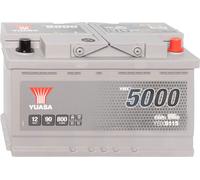 Yuasa YBX5115 SMF 12V 90Ah Silver Batterie de voiture haute performance