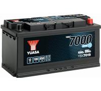 Yuasa YBX7019 Batterie de voiture haute performance 12 V 100 Ah 850 CCA EFB Start Stop