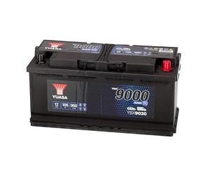 Yuasa YBX9020 Batterie voiture 12 V 105 Ah 950 CCA AGM haute performance Start Stop Plus