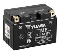 Yuasa Yt12a Agm Battery Argenté
