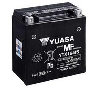 Yuasa Ytx16-bs Agm Battery Argenté