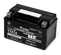 Yuasa YTX7A Batterie moto 12 V 105 CCA haute performance, AGM VRLA, sans en | 6.3 Ah Capacité, 150 x 87 x 94 mm Size, 2.6 kg Weight, Bornes laiton, Résistance vibrations/corrosion