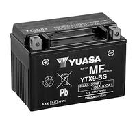 Yuasa Battery Batterie YTX9 SLA AGM – Sans entretien, prête à l'emploi