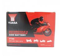 Yuasa Battery Batterie YTX9 SLA AGM – Sans entretien, prête à l'emploi