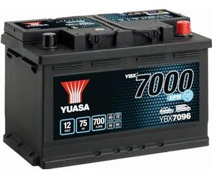 - YUASABATTERIE YUASA YBX7096 START STOP EFB 12V 75AH 700A