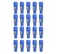 Yuattory 20 Pièces Connecteur Powercon AC 3 Broches Prise Mâle NAC3FCA NAC3FCB Câble AC 20A 250V Adaptateur de Prise d'alimentation pour Éclairage de Scène (A)