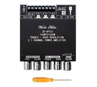 Yuattory APTX1 Plaque amplificateur de puissance Bluetooth 2.1 canaux 2 x 100 W + 200 W Subwoofer TPA3221 Module amplificateur numérique