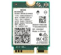 Yuattory BE200 WiFi 7 Carte WiFi sans WiFi 6E BE200NGW Bluetooth 5.4 802.11AX -Band M.2 NGFF Adaptateur RéSeau