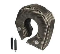 Yuattory Couverture de Chargeur de Bouclier Thermique de Couverture de Turbo de Course de T3 avec Le Ressort de Verrouillage pour T25 T28 GT25 CT26 GT28 GT30 GT32 GT35 GT37