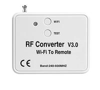 Yuattory TéLéCommande WiFi Convertisseur RF Radio FréQuence WiFi TéLéCommande 240-930Mhz pour Porte de Garage Maison Intelligente