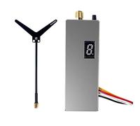 Yuattory Transmetteur VTX FPV 1.2G 1.3G 1.6W + Antenne 8CH 0.1mW/25mW/800mW/1600mW Transmetteur VTX pour modèle RC Drone FPV de portée