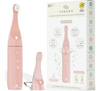 YUBABO - Brosse à Dents Électrique Enfant Musicale avec Baby Mode - 2 Modes Sonique - 100 Jours d’Autonomie - Minuteur 2 Min - 101 Autocollants - Recommandée par les Dentistes - 1 à 3 ans - Rose