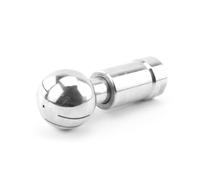 YUBAOLI Boule de pulvérisation rotative sanitaire en Acier Inoxydable 304 (1 pièce) - Couverture à 360° for Le Nettoyage de réservoirs et Les travaux de Bricolage.(1/2In)