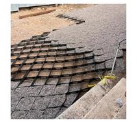 YUBAOLI Grille de stabilisation de Gravier en PEHD - Grille de Sol Haute de 4"/2" for allées, enclos et projets d'aménagement paysager(10x23ft 2" Thick)