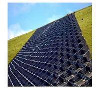 YUBAOLI Grille géocellulaire en PEHD de 4 Pouces for la stabilisation des allées et des aménagements paysagers- Grille de Sol for la prévention de l'érosion(13x21ft/4x6.5m High 4in/10cm)