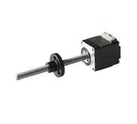 YUBAOLI Moteur Pas à Pas Hybride à Micro-vis - Câble de 5 m, Angle de Pas de 1,8°, 2 Phases, modèle 57HS5417(28x40 80N Tr5x2-65)
