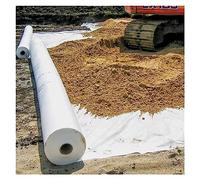 YUBAOLI Tissu géotextile Non tissé de 7 oz for drains français et aménagement paysager - Solution de stabilisation (1 à 2 m de Large)(1mx75m/3.3ftx246ft WxL)