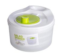 YUBDBFKAI 5L Essoreuse à Salade,Plastique Salades égouttoir Séchoir Légumes avec Couvercle Centrifugeuse Grande Capacité Essorage Facile Rapide Gain Place Utilisable comme Saladier Passoire