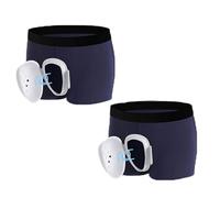 YUBDBFKAI Paquets Boxer Chirurgie du Prépuce 2 Pièces sous-vêtements Masculins pour Circoncision Slip en Coton pour Phimosis avec Trou D'aération Coupe Protectrice,F,5XL