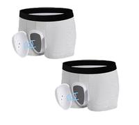 YUBDBFKAI Paquets Boxer Chirurgie du Prépuce 2 Pièces sous-vêtements Masculins pour Circoncision Slip en Coton pour Phimosis avec Trou D'aération Coupe Protectrice,C,5XL