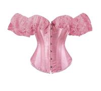 Yubenhong Haut Corset en Dentelle Multicolore Sexy pour la Poitrine, Maintien de la Taille, Corset serré, Ventre, os en Caoutchouc, Bas de vêtements Mise Forme du Corps Coton Fantaisie (L)