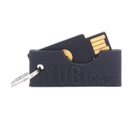 Yubicase - Protection pour Yubikey 5 NFC / 5C NFC - Étui Anti-Rayures - Yubikey Non Inclus (Noir, USB A)