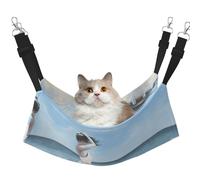 YUBVCF Girl On A Windy Beach Lit doux pour animal domestique avec sangle réglable pour furet, chaton, chiot, petit chien