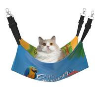 YUBVCF Lit d'été doux pour perroquet, ananas et oiseaux, pour furet, chaton, chiot, petit chien, sangle réglable