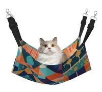 YUBVCF Lit doux pour animal domestique Motif géométrique abstrait avec sangle réglable