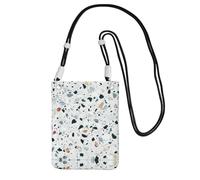 YUBVCF Parttern Sac à bandoulière pour téléphone portable, convient à tous les téléphones portables, utilisation pour la course, la marche, le vélo, Noir , Taille unique