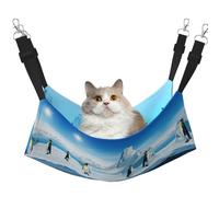 YUBVCF Penguins On The Iceberg Lit doux pour furet, chaton, chiot, petit chien, sangle réglable