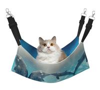 YUBVCF Winter The Dolphin Lit doux pour furet, chaton, chiot, petit chien, sangle réglable