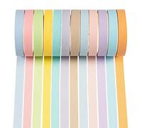 YUBX Maigre Washi Tape Set Arc-en-ciel Masking Tape Ruban adhesif decoratif pour Scrapbooking Artisanat de Bricolage 8MM de large (Rainbow Small)