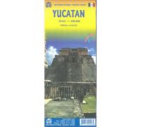 Yucatan waterproof Échelle 1:500 000 - Collectif - Itm Publishing - broché - Atlas / carte