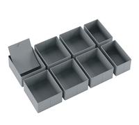 Yucch Organisateur Tiroir - Compatibles avec armoire IKEA PAX 100X58cm, boîtes de rangement sous vetement pliables avec fond renforcé (Gris)
