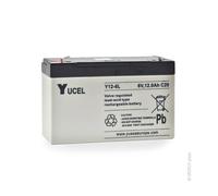 Yucel - Batterie plomb AGM YUCEL Y12-6L 6V 12Ah F6.35-Yucel