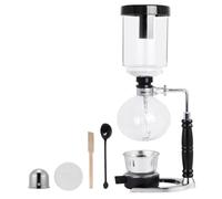 YUCHENGTECH Cafetière à Siphon à Café,Vitreux, 5 Tasses (600ml)